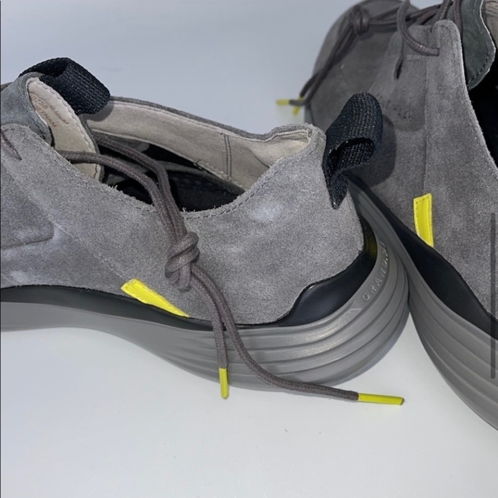 Cole Haan Mens Grandsport Size 9.5 C30758 Grey & Yellow. Never worn original box - Picture 6 of 8
